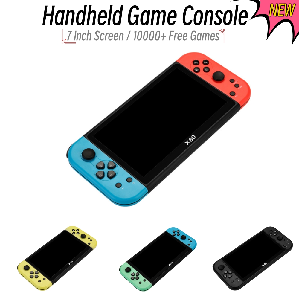 Gaming Console Youtube - 10000 Free Games X80 Portable Game