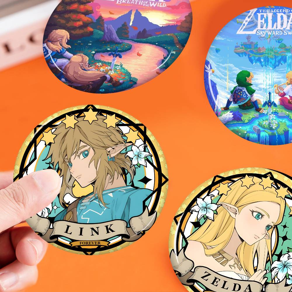 Gaming Console Zelda - Video Game Legend Z-Zeldas 32/44/58MM Customizable