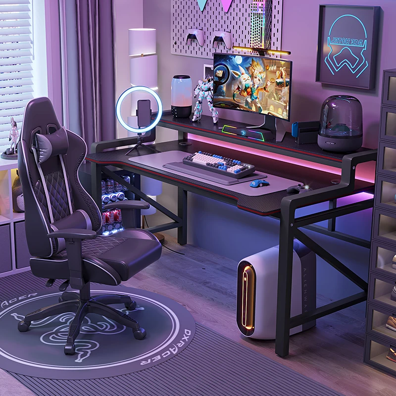 Gaming Console Table - Gaming Study Computer Desks Mouse Pad