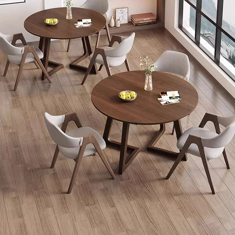 Gaming Console Table - Console Salon Dining Table Round Restaurant