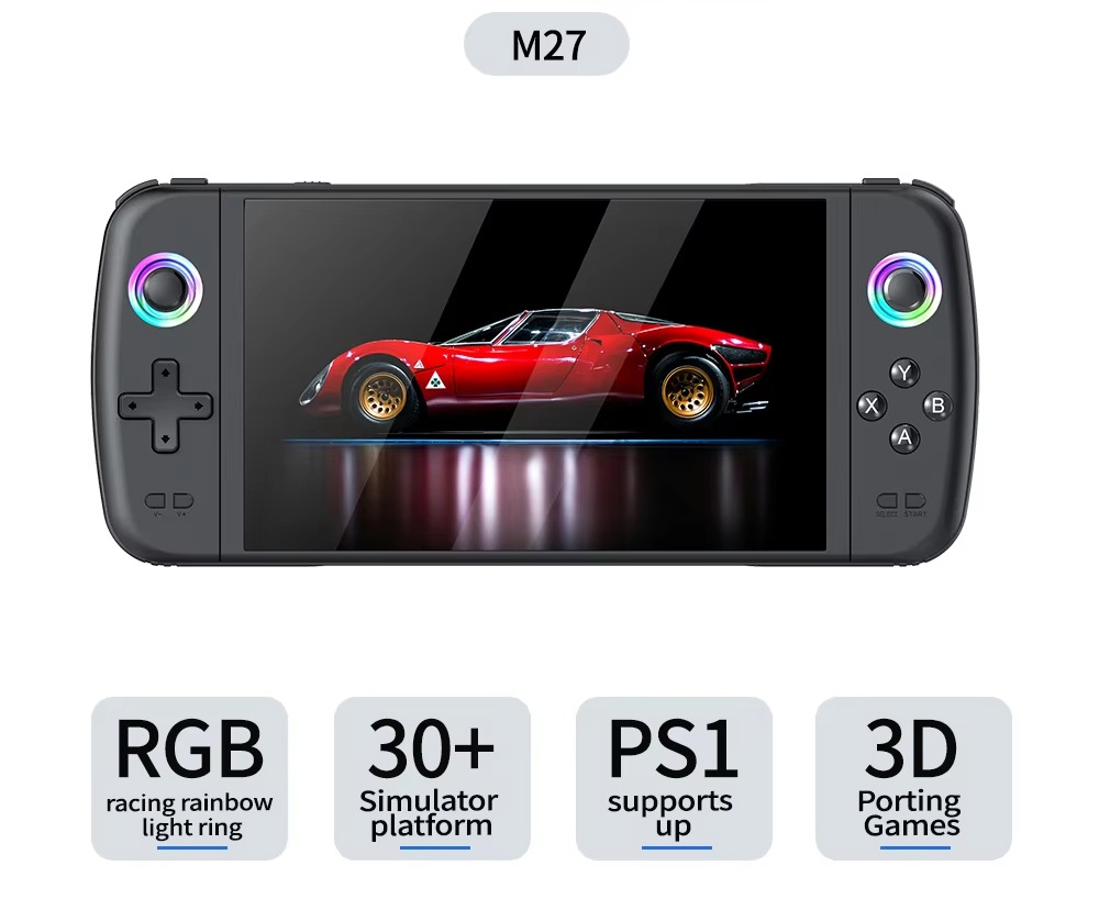 M27 7 Inch Handheld Game Conso - đánh giá và giá Console Gaming Hand