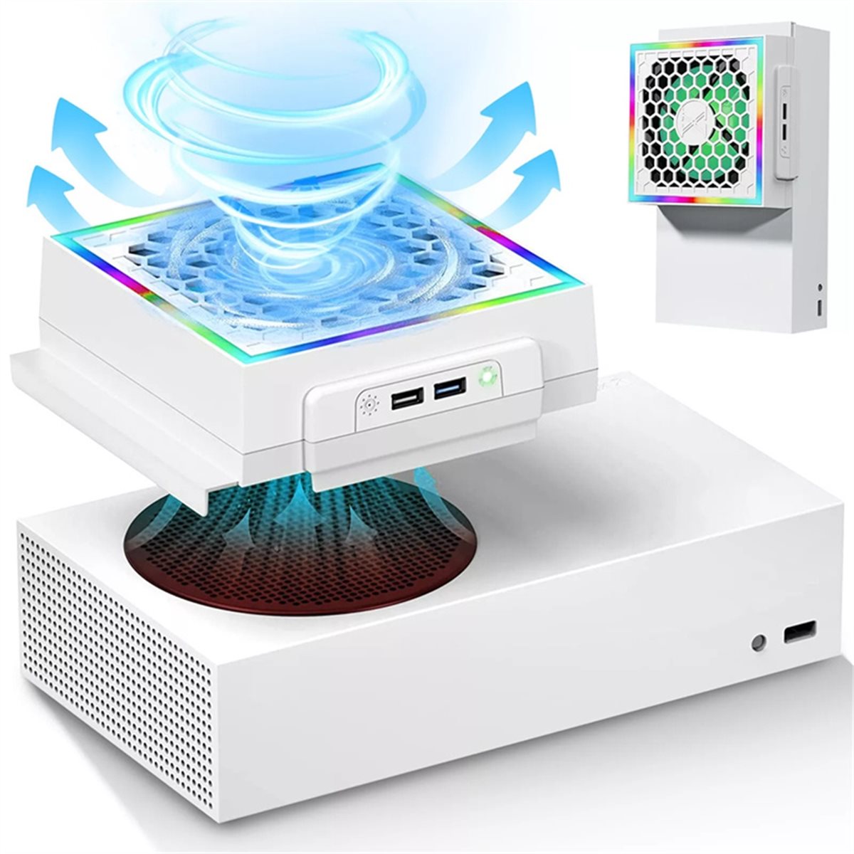 [ABJZ] LED Cooling Fan Atmosph - đánh giá và giá Gaming Console Xbox Series S