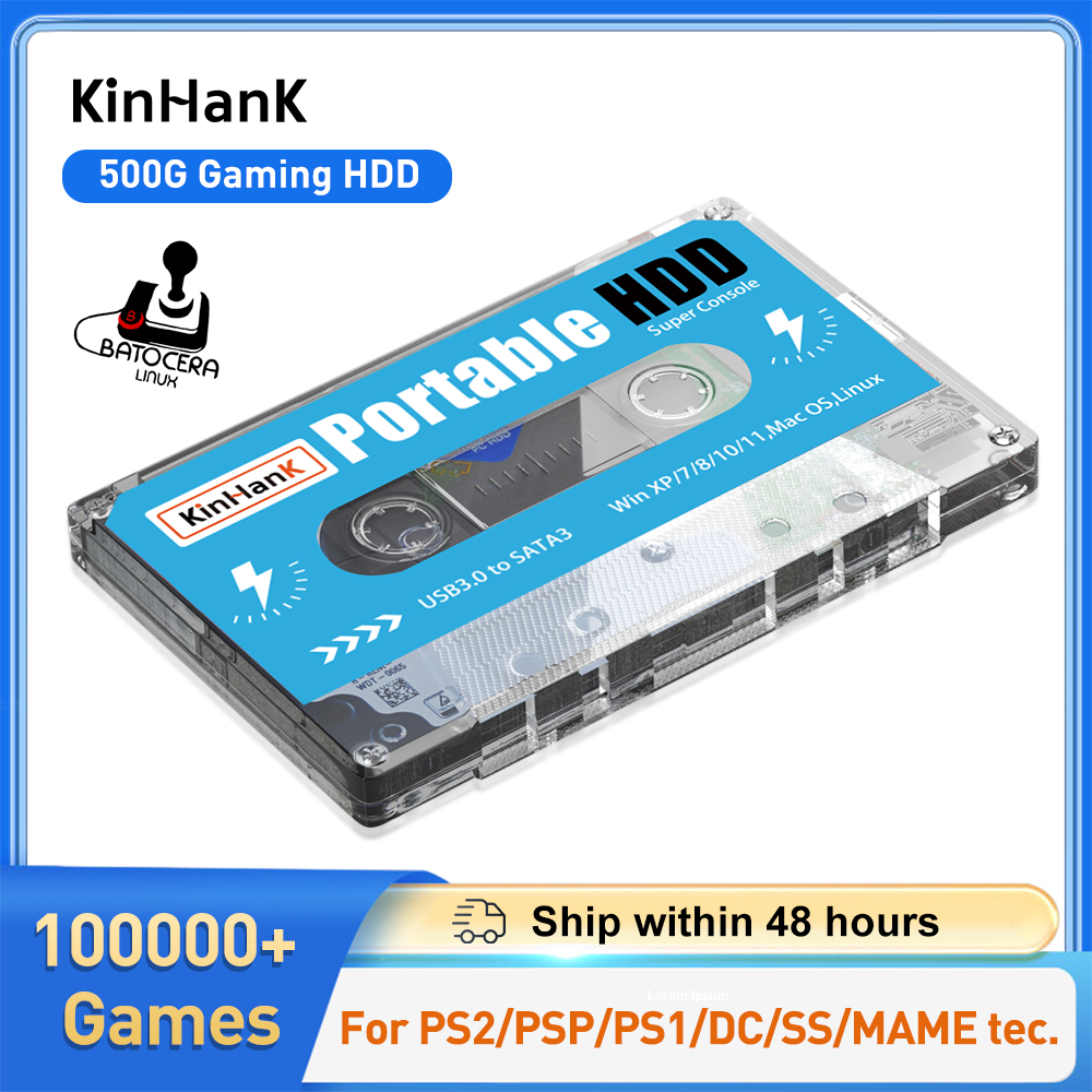 KINHANK 500G Gaming HDD Super  - đánh giá và giá Gaming Console Os