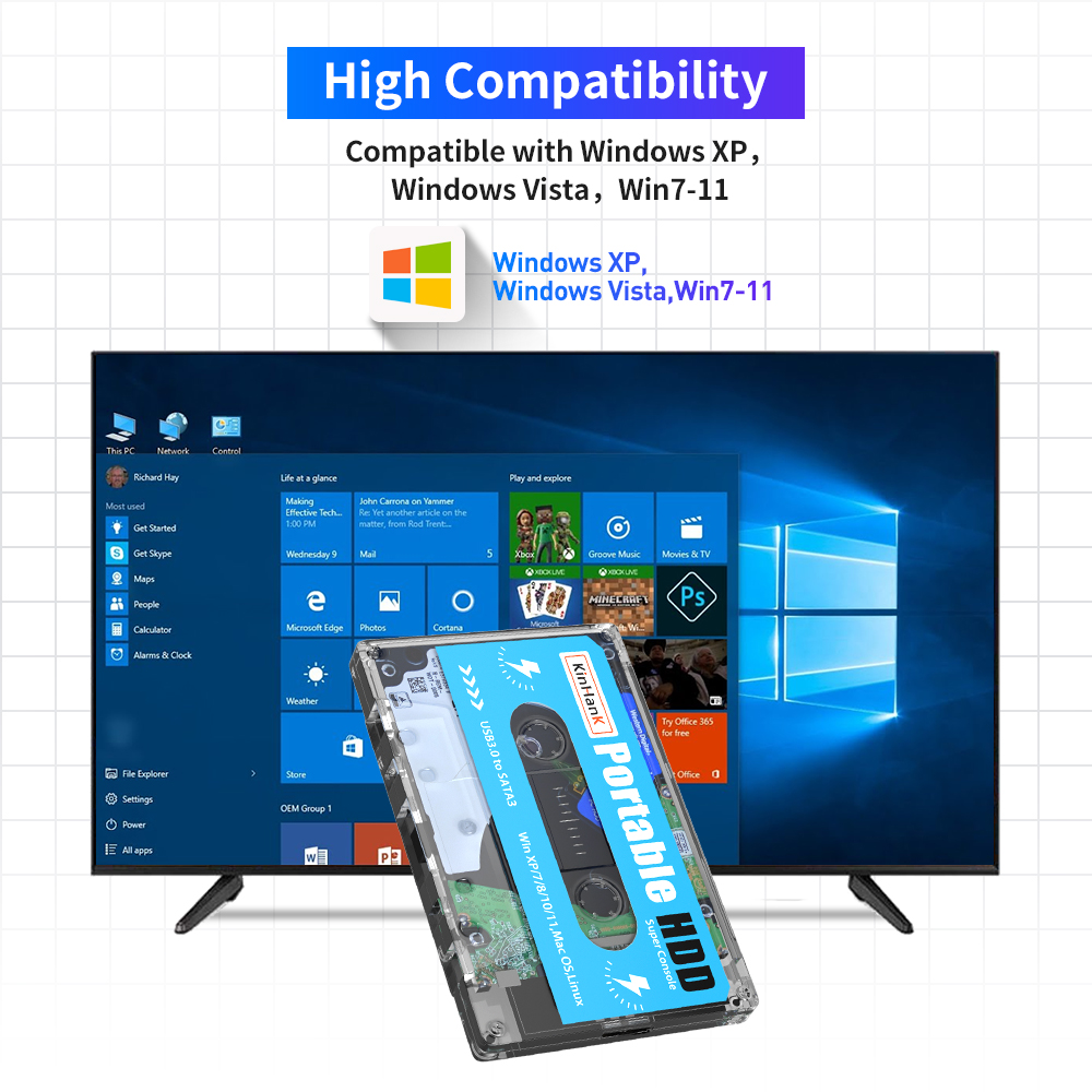 KINHANK 500G Gaming HDD Super  - đánh giá và giá Gaming Console Os