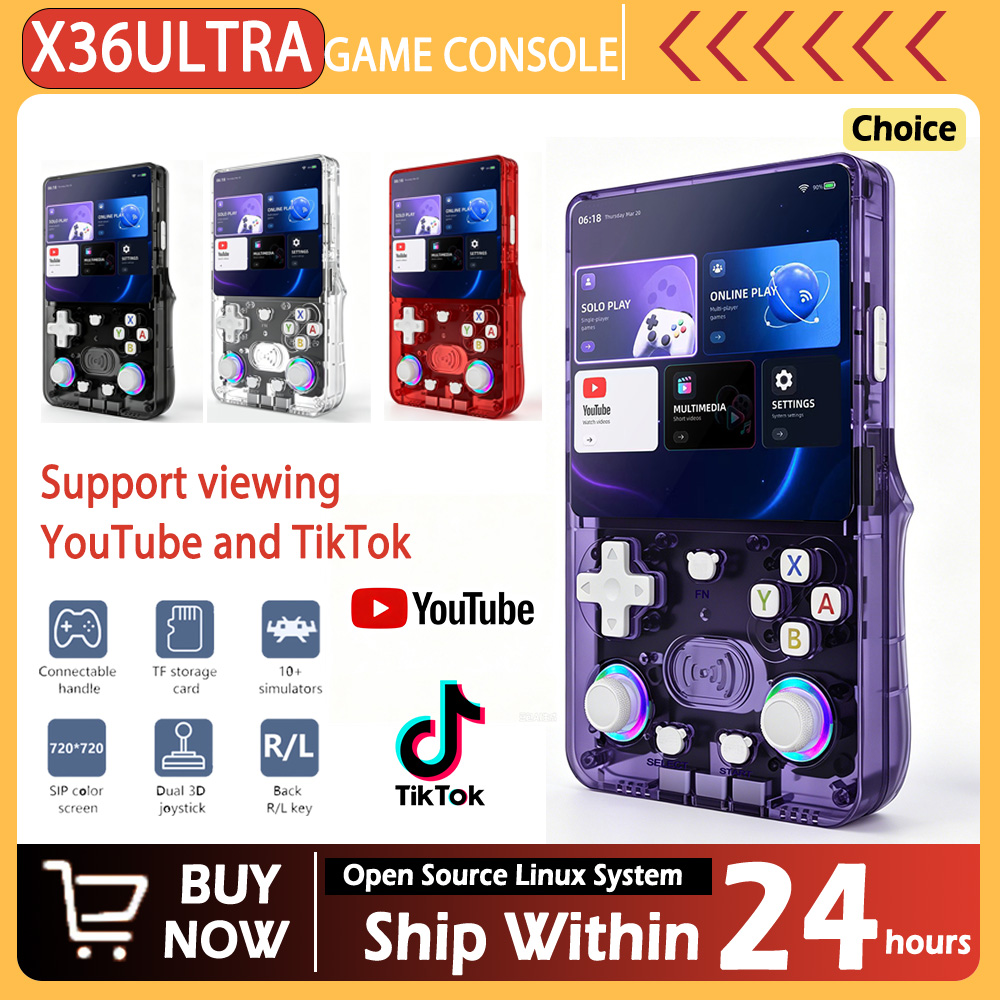 New X36 ultra retro handheld g - đánh giá và giá Gaming Console Youtube