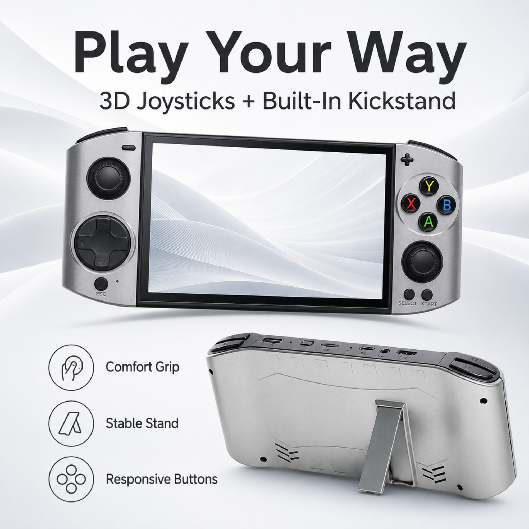 09 Ultra 5.1 Inch OLED Handhel - đánh giá và giá Gaming Console Os