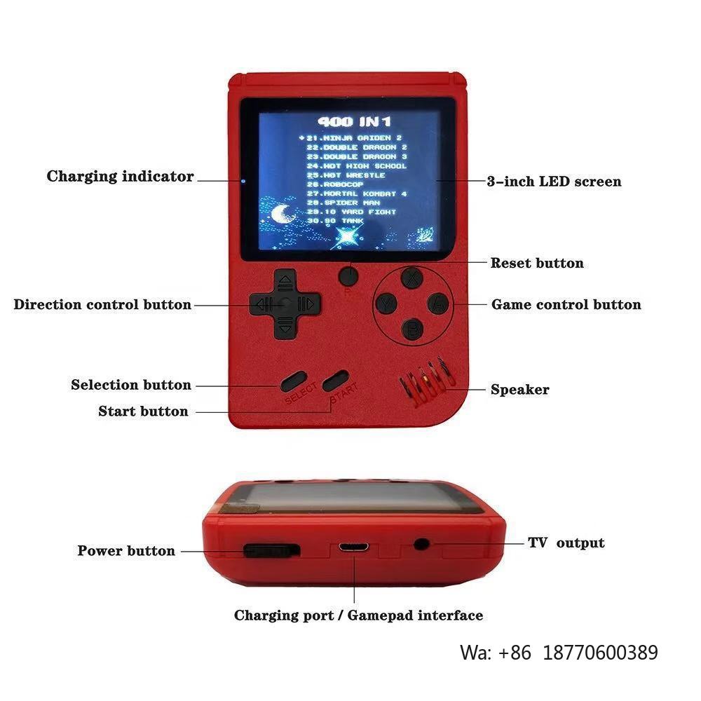 400 in 1 Handheld Game Console - đánh giá và giá Gaming Console Handheld