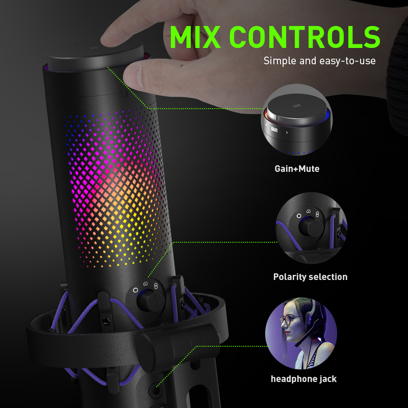 USB Desktop Condenser Wired Mi - đánh giá và giá Gaming Console Handheld