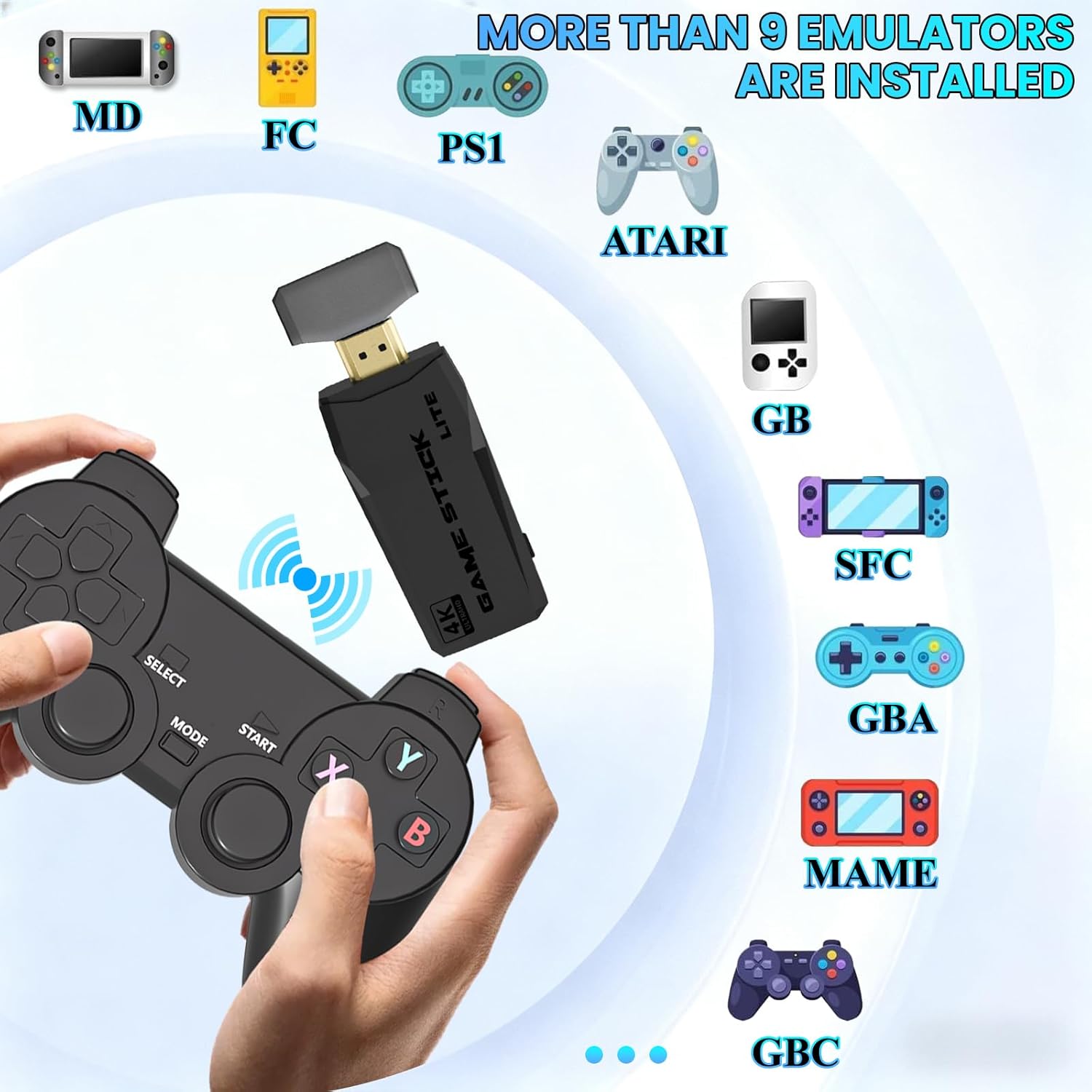 4K Retro Gaming Console 64Gmem - đánh giá và giá Gaming Console Video Game