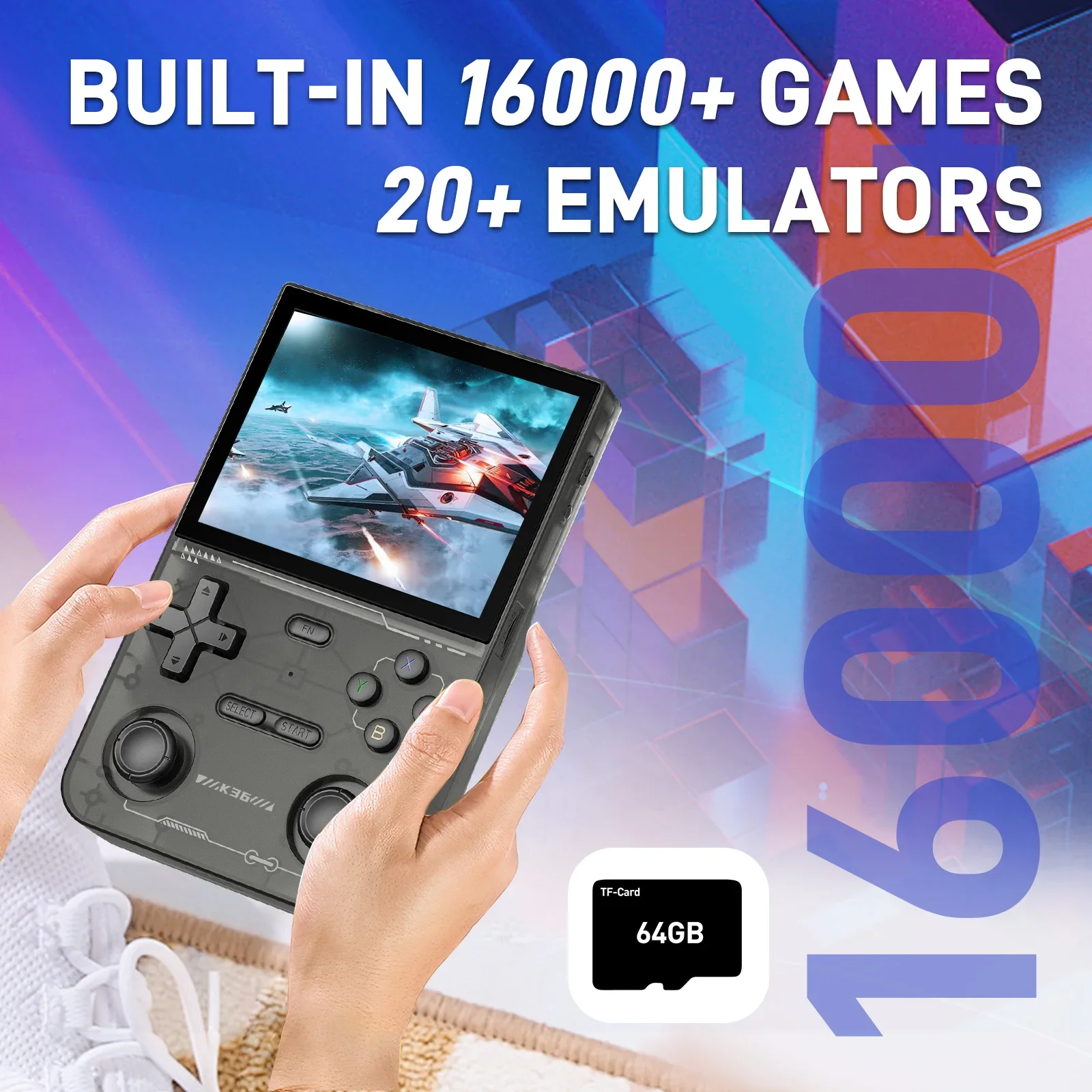 GAMINJA K36 3.5Inch IPS Screen - đánh giá và giá Gaming Console K36
