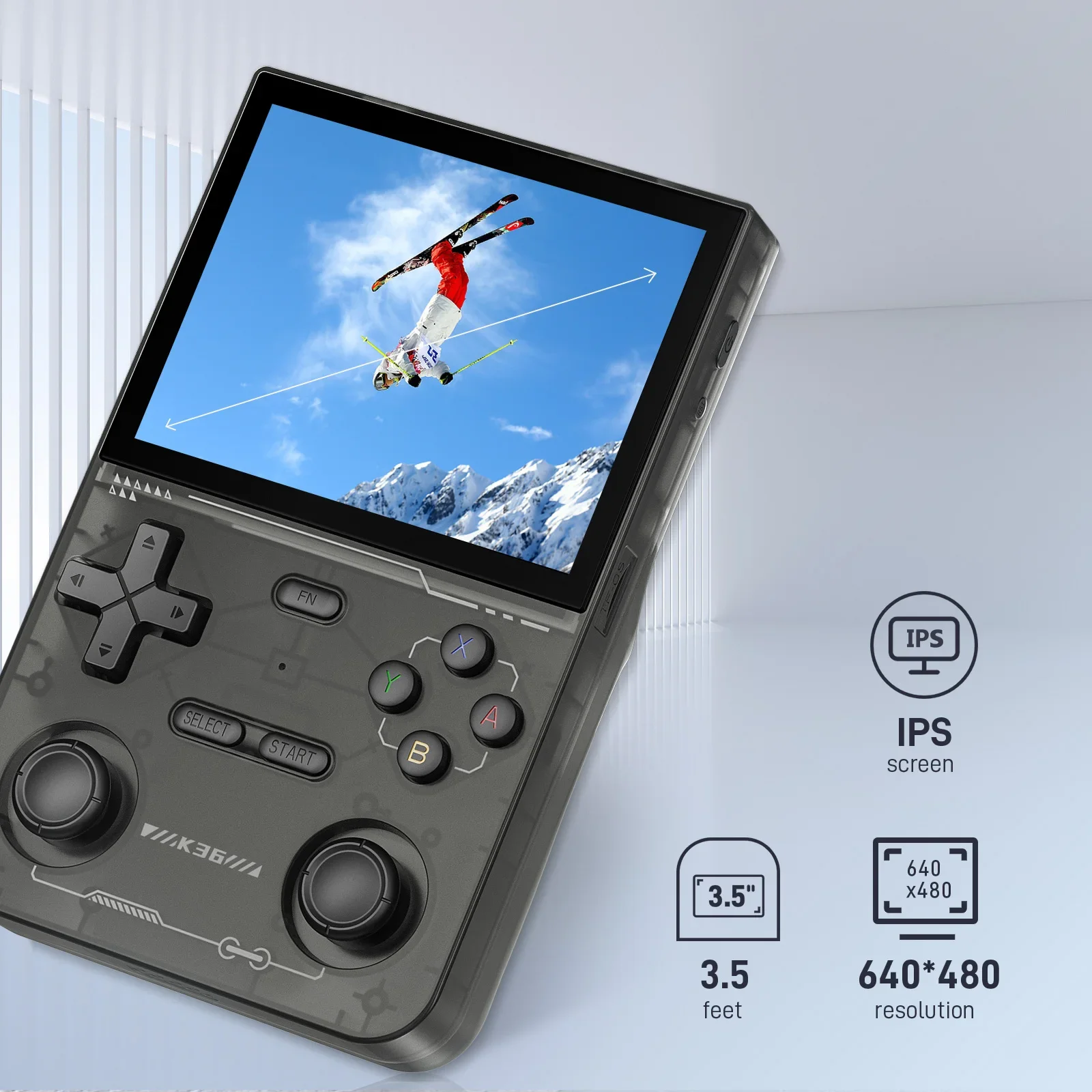 GAMINJA K36 3.5Inch IPS Screen - đánh giá và giá Gaming Console K36