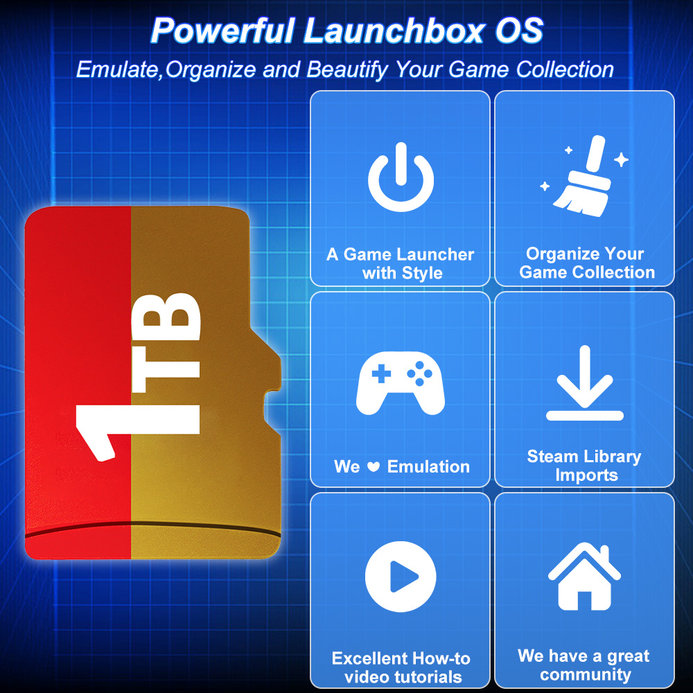 JMachen 1TB Game TF Card Built - đánh giá và giá Gaming Console Video Game