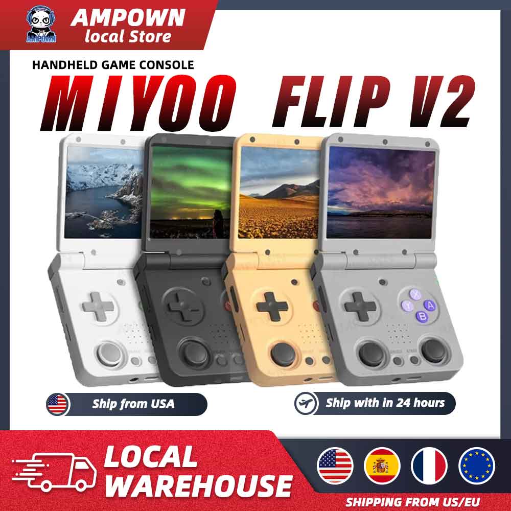 MIYOO Flip V2 Handheld Game Co - đánh giá và giá Gaming Console Os
