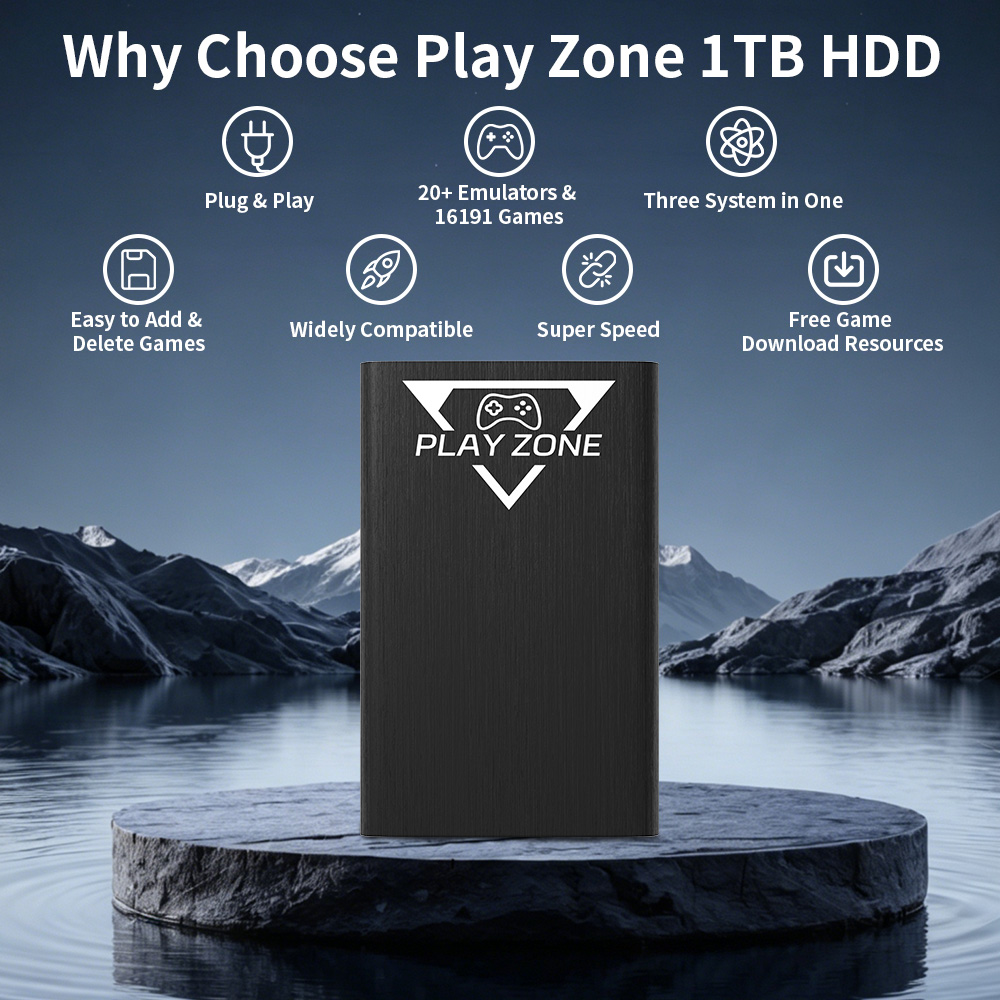Play Zone 1TB Portable Gaming  - đánh giá và giá Gaming Console Game Zone