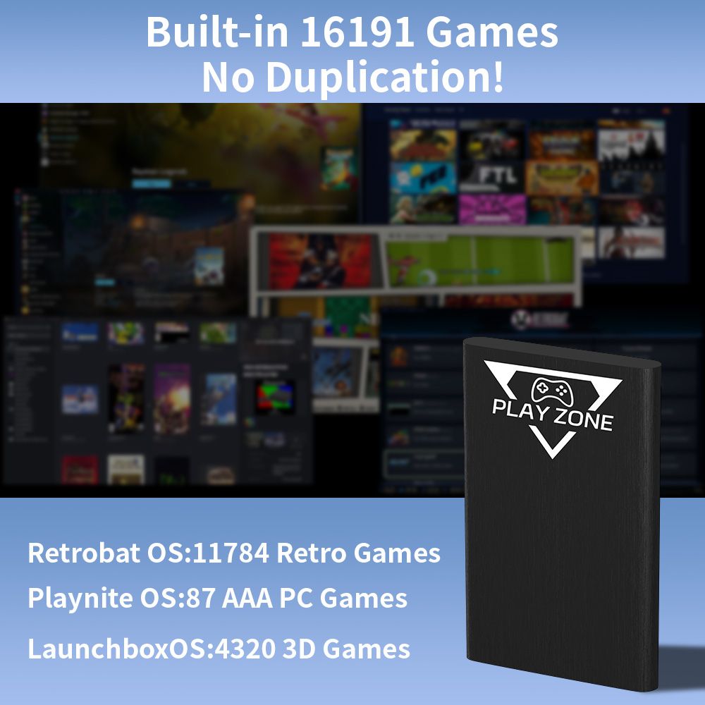 Play Zone 1TB Portable Gaming  - đánh giá và giá Gaming Console Game Zone