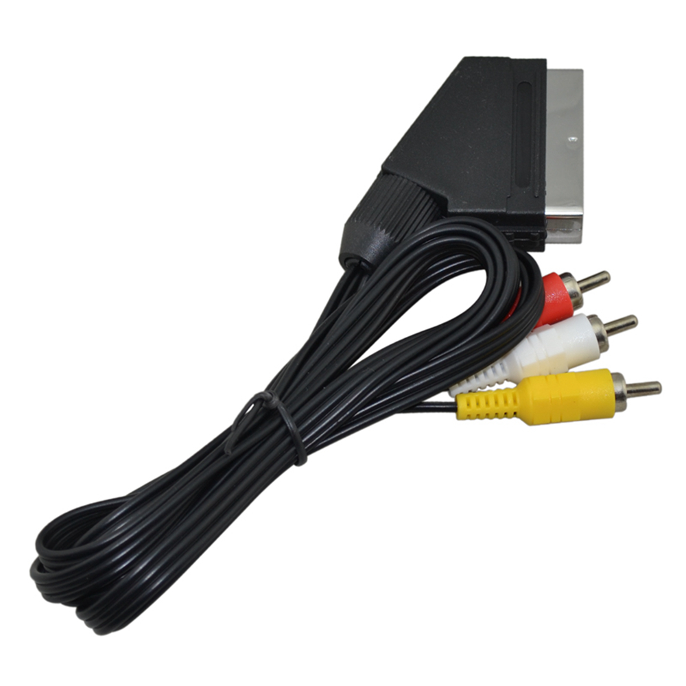 Scart Cable To 3 RCA AV TV Vid - đánh giá và giá Gaming Console Video Game