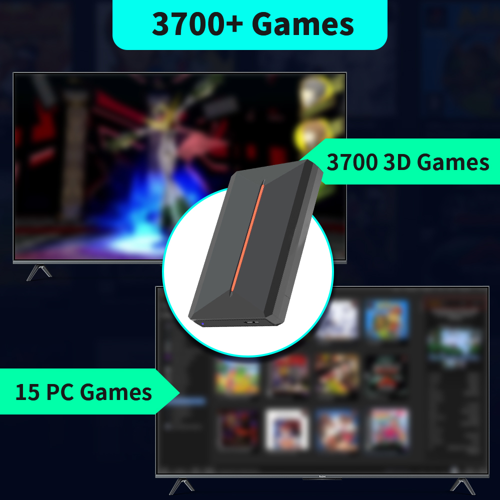 Launchbox OS 500GB Portable Ga - đánh giá và giá Gaming Console Os