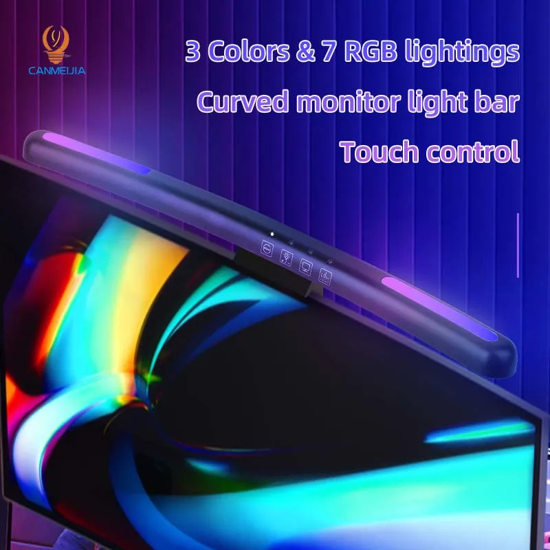 Curved LED Monitor Light Bar U - đánh giá và giá Pad Gaming Console