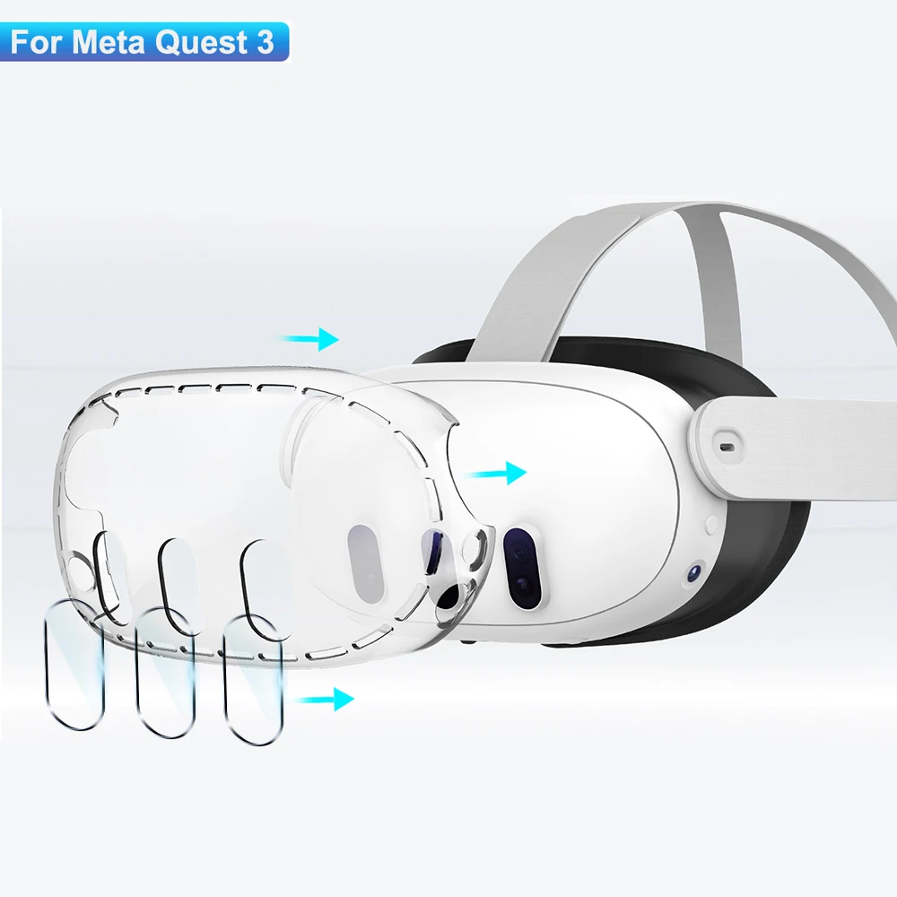 Transparent Shell Case For Met - đánh giá và giá Vr Lens Protector
