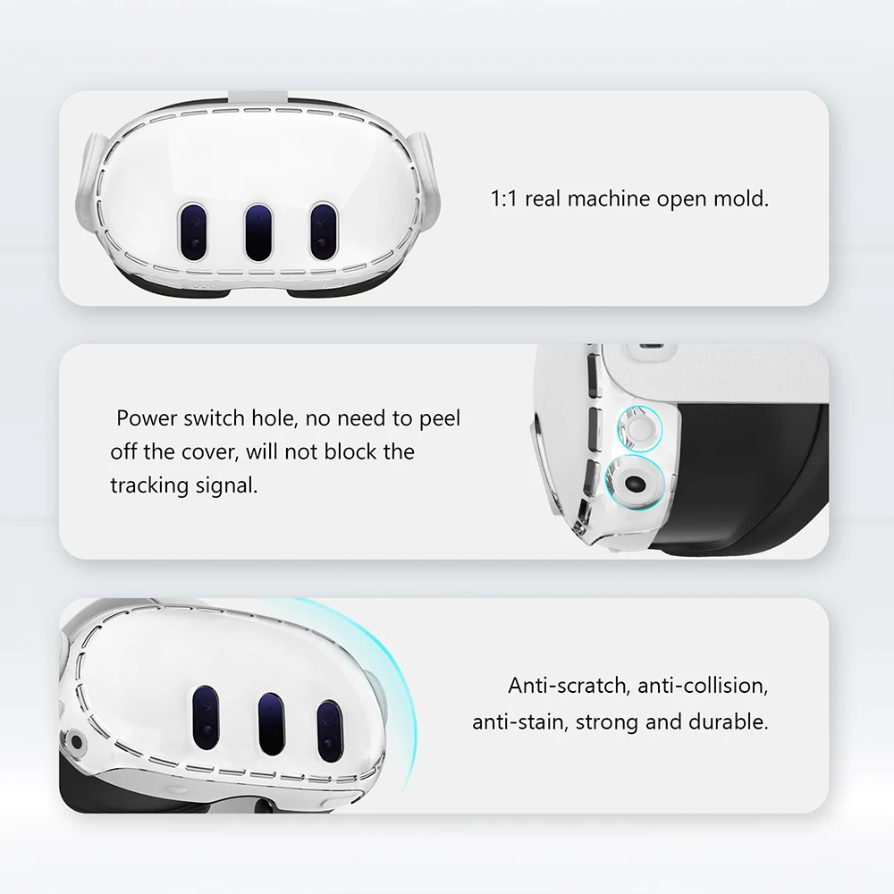 Transparent Shell Case For Met - đánh giá và giá Vr Lens Protector